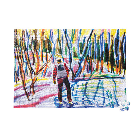 Carhartt WIP Ollie Mac Icy Lake Puzzle Multicolor I032713.1X8.XX.06 Degli Uberti